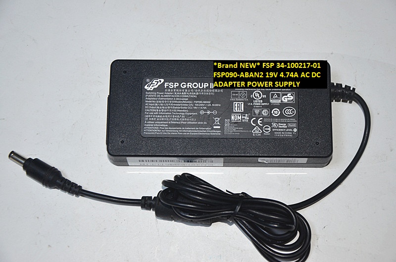 *Brand NEW* FSP 34-100217-01 FSP090-ABAN2 19V 4.74A AC DC ADAPTER POWER SUPPLY - Click Image to Close